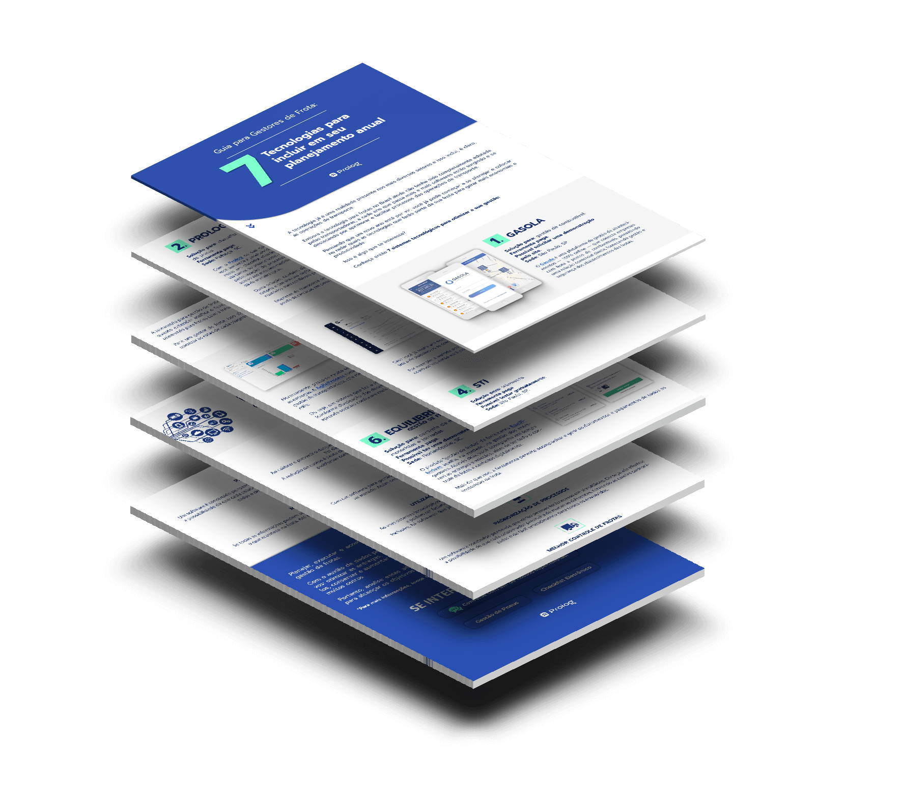 organização de paginas